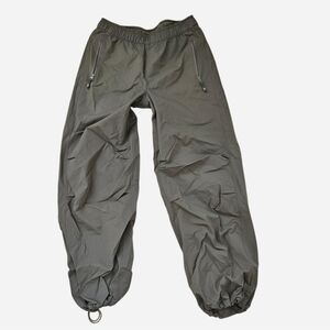 Aritzia army green parachute pants